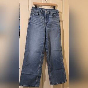 American Eagle Curvy Super High Rise Baggy Straight Size 12L